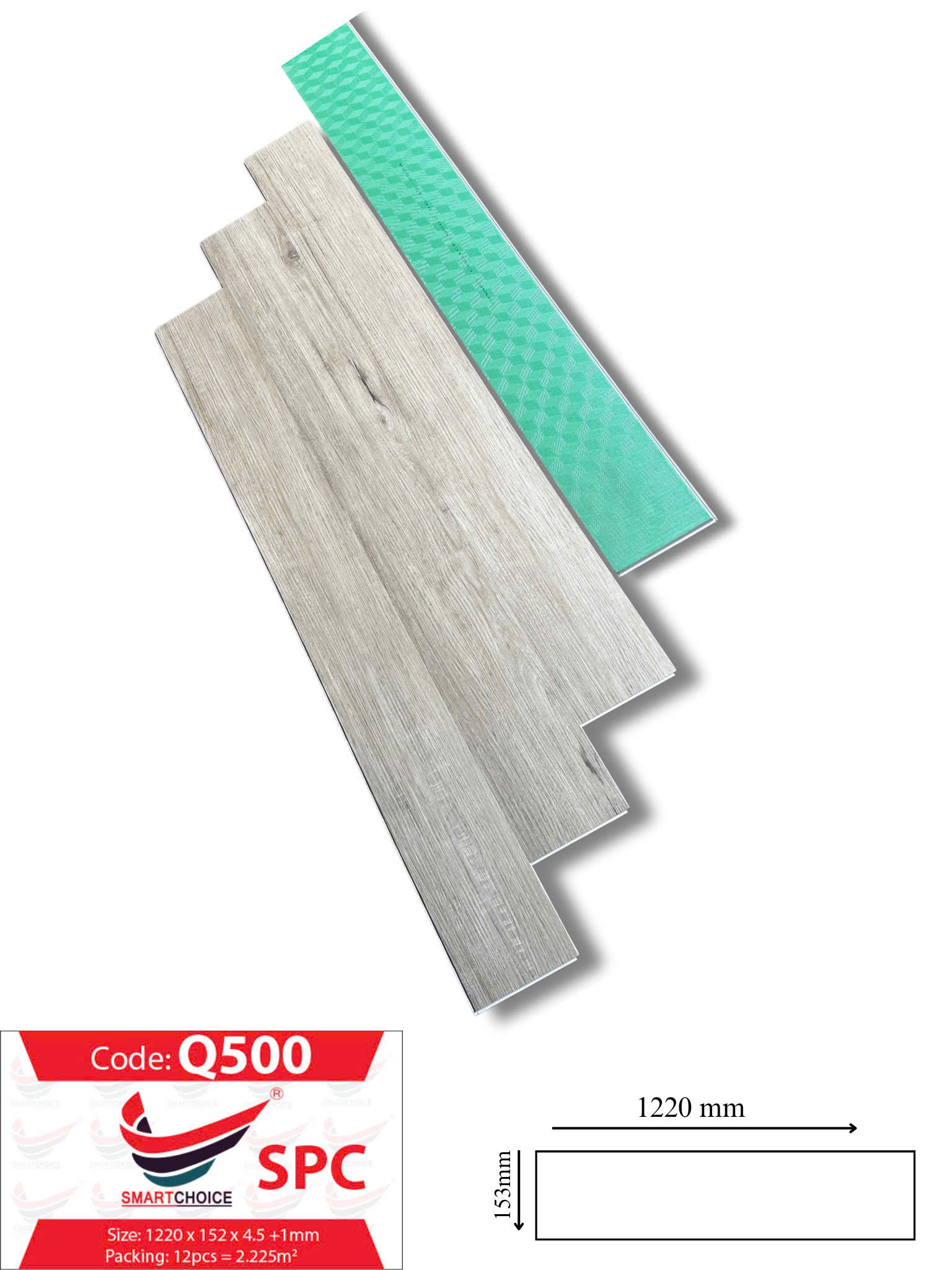 Sàn Nhựa SPC SmartChoice Q500 loctienphat.net