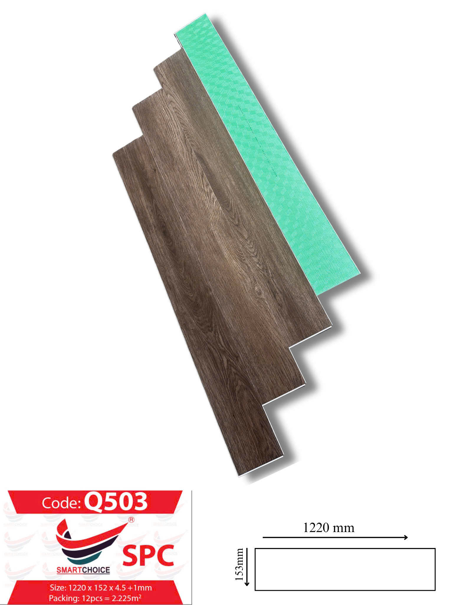 Sàn Nhựa SPC SmartChoice Q503 loctienphat.net