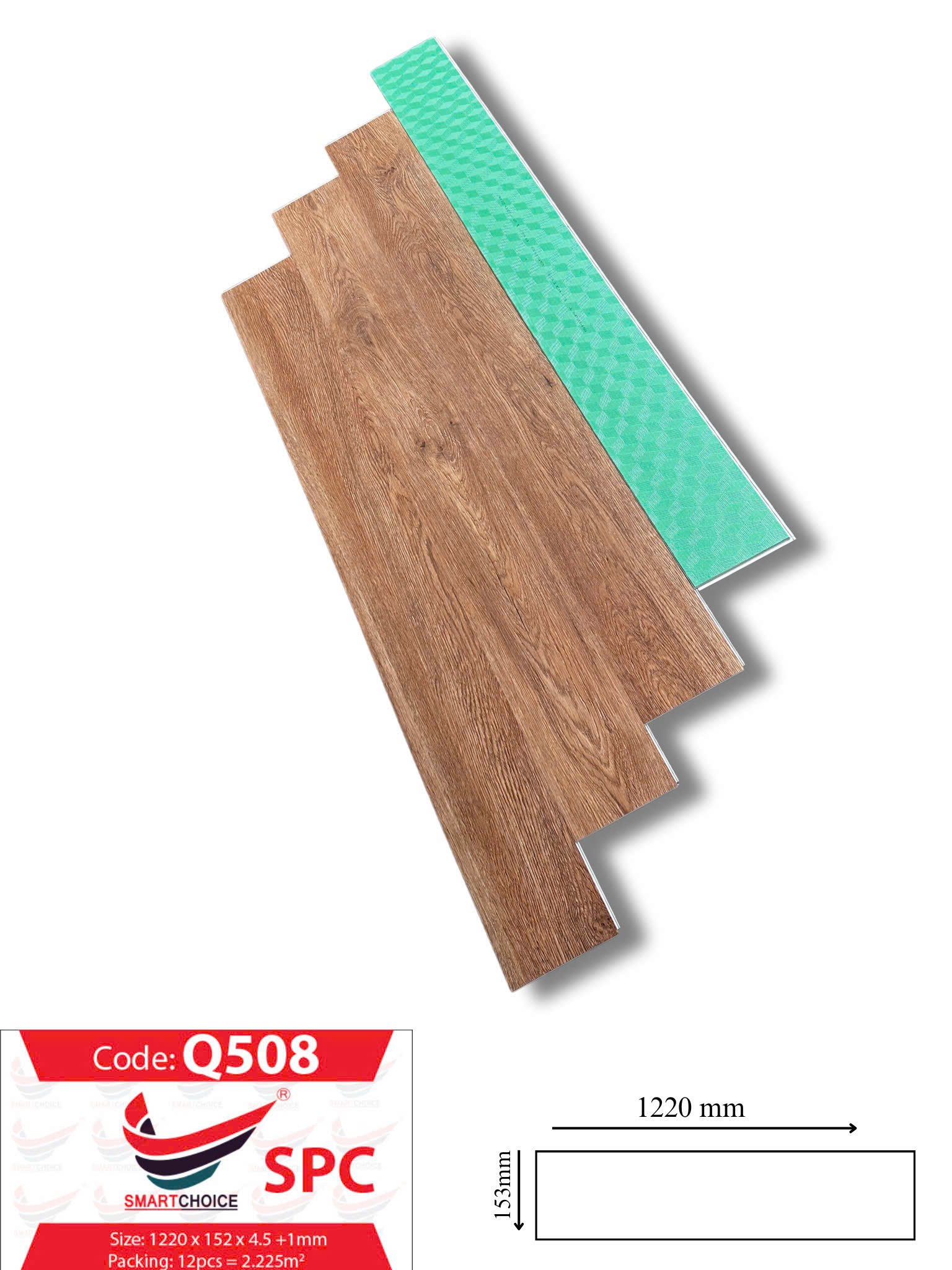 Sàn Nhựa SPC SmartChoice Q508 loctienphat.net