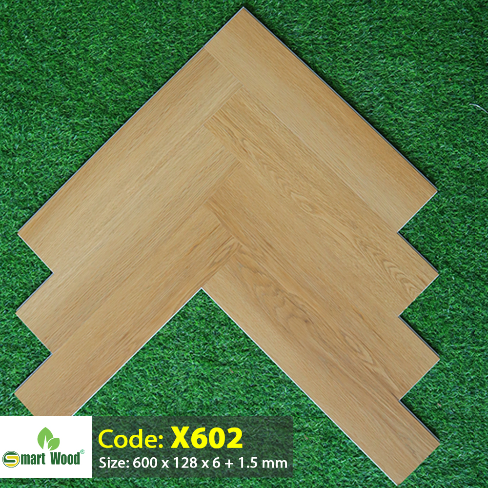 Sàn Nhựa Xương Cá Smartwood X602 loctienphat.net