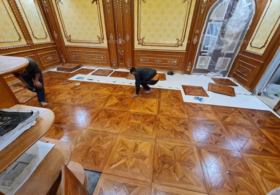 Ván Sàn Engineer Hoa Văn Gõ Đỏ Phi loctienphat.net